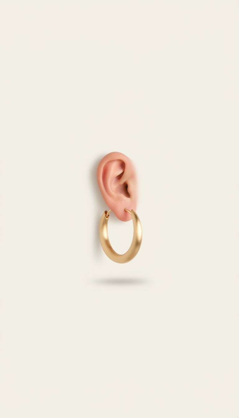 Pendientes aro Dorado